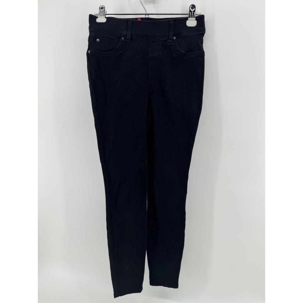 SPANX Pull On Black Ankle Skinny Jeans Women's Small